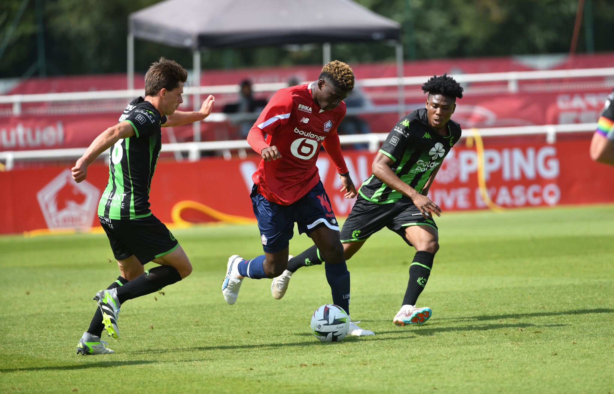 Carlos Baleba contre le Cercle Bruges